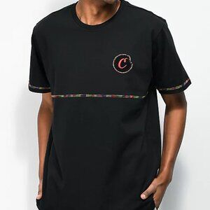 Cookies Brand Contrast Stitch & Chenille Applique Black Size Medium Streetwear